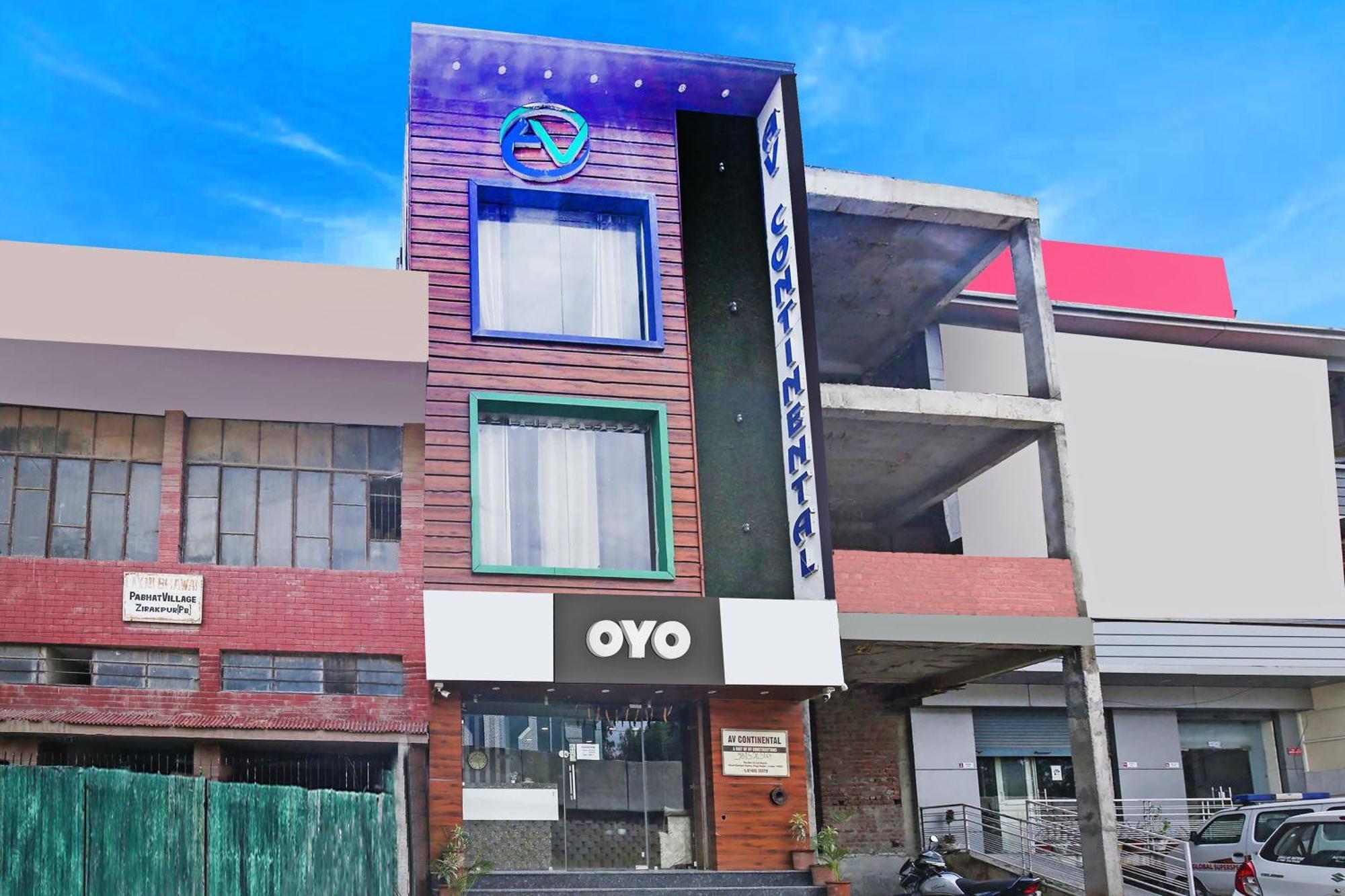 Hotel O Av Continental Zirakpur Exterior foto